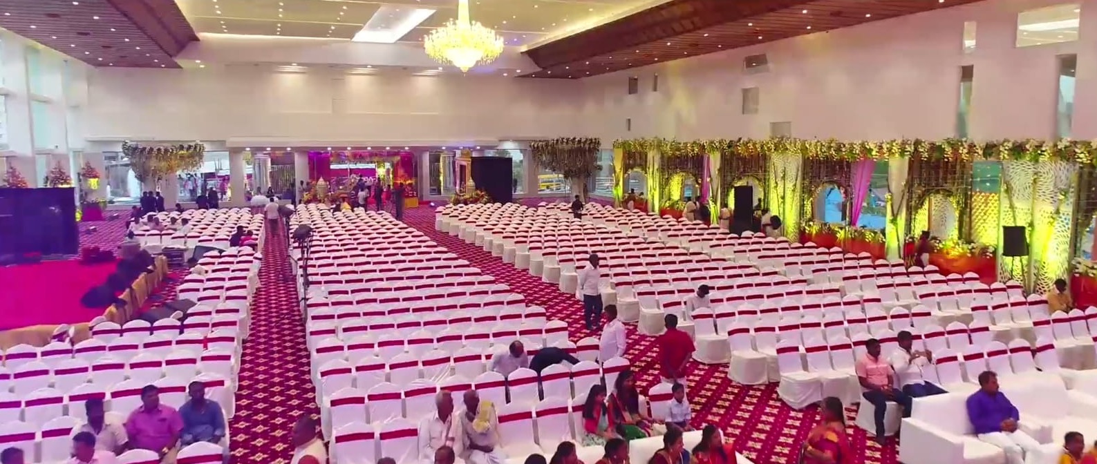 Guests seated in the Grand Hall before a ceremony